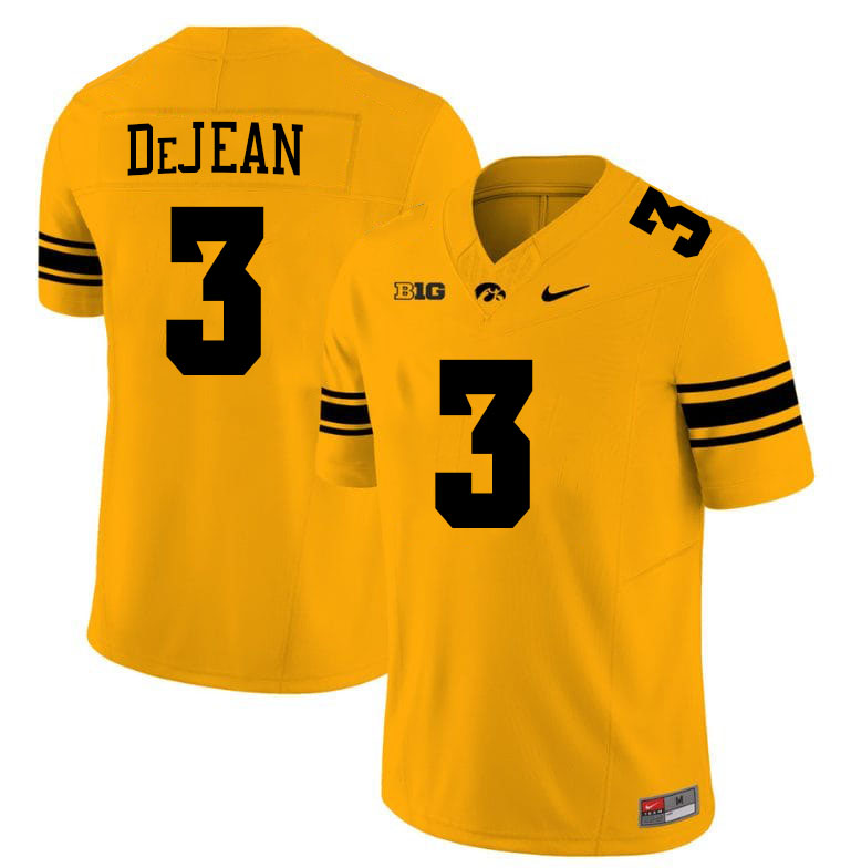 Cooper DeJean Iowa Jersey,University Of Iowa Hawkeyes Fotoball Uniforms,Jersey,Gears-Gold